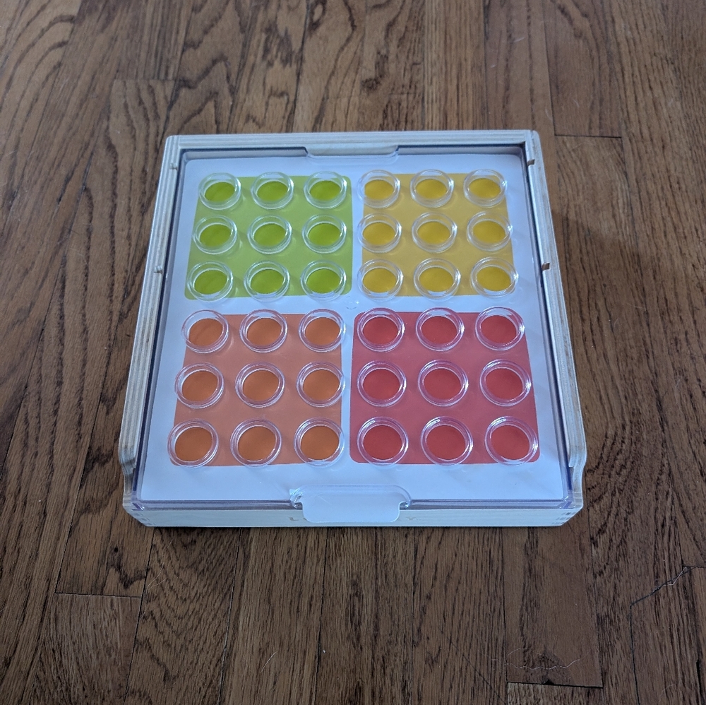 Lovevery Mosaic Button Board 3D pattern Montessori Style Wood Toy From Companion